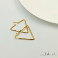 گوشواره استیل مثلث - E20