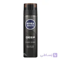 ژل اصلاح نیوآ مدل Deep با حجم 200 میلی لیتر ا Nivea Men Deep Clean Shave 200ml