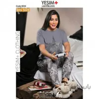 ست تیشرت شلوار+YESIM یشیم بیگ سایز کد 9232