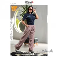 ست تیشرت شلوار +YESIM یشیم بیگ سایز کد 9156