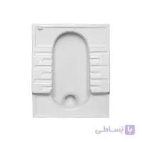 توالت زمینی مروارید مدل نگین طبی بدون سیفون