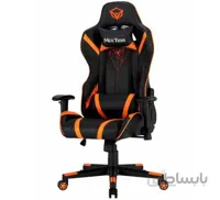 صندلی گیمینگ و اداری قابل تنظیم میشن MeeTion MT-CHR15 ا (MEETION Imitation leather, Adjustable handrail black and orange GAMING CHAIR CHR15)
