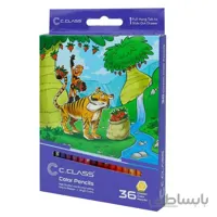 مداد رنگی 36 رنگ سی کلاس c.class pc4578 36