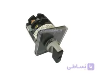 سلکتور یک پل سه حالته (3-2-1-0) با صفر 16 آمپر تک فاز (KAVEH) ا کلید سلکتور یک پل سه حالته با صفر (3-2-1-0) 16 آمپر تک فاز (KAVEH) کد کالا (A16CMO13)