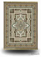 فرش طرح خزان گردویی 1200 شانه گل برجسته