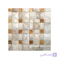 سنگ آنتیک چهارگوش کرم