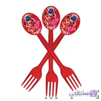 چنگال تم تولد دختر کفشدوزکی