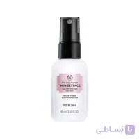 اسپری ضدآفتاب THE BODY SHOP مدل ضد لک در حجم 60میلی لیتر ا THE BODY SHOP sunscreen spray model skin defence 60ml