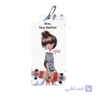 دفتر یادداشت حلقه دار دات نوت طرح دختران Girls کد 08