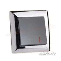 پریز تلفن دو سوکت ایران مدل الیزه متال ا iran electric metal elize model
