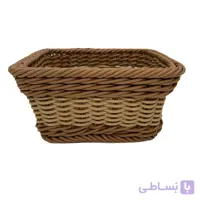 سبد نان و سبزی زیباسازان مدل حصیری طرح SML کد ۳۸۴