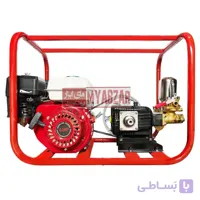 سمپاش زنبه ای موتور طرح هوندا 6.5 با پمپ 45 بار مشکی طرح رینو