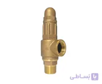 شیر اطمینان برنجی ساده 3/4 اینچ استار