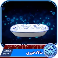 سالادخوری چینی میبدمروارید نقش مرغی