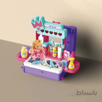 ست اسباب بازی چمدان سالن آرایشگاه 31 تکه