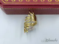 انگشتر طرح مینیمال طلایی