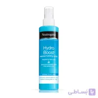 اسپری مرطوب کننده صورت و بدن مناسب پوست های معمولی تا خشک حجم 200 میل نوتروژینا ا Neutrogena Hydro Boost Express Hydrating Body Spray 200ml