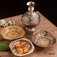 ست پذیرایی برنجی میناکاری کد 026