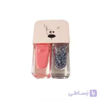 لاک ناخن دوقلو طرح حیوانات کد 10