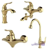 ست شیرآلات پریمو طلایی راسان ا Rassan Primo Set