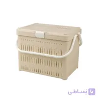 سبد پیک‌‌نیک کوچک لیمون طرح بامبو
