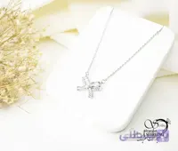 گردنبند زنانه طرح پاپیون