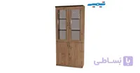 کتابخانه شیشه ای کمددار