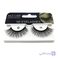 مژه جفتی پنج بعدی نایس لیدی مدل 5D_09