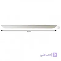 زه استیل لبه درب صندوق (بالای پلاک) ساینا