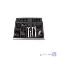 سرویس قاشق و چنگال 30 پارچه پالرمو ناب استیل