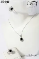 نیم ست نقره زنانه کد:۲۰۴۴
