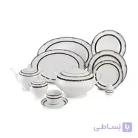 سرویس چینی 102 پارچه چینی زرین سری ایتالیا اف مدل پرشیا