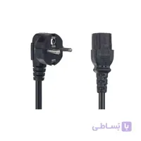 کابل برق سه پین منبع تغذیه کامپیوتر اینت ۱.۵ متری