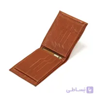 کیف پول جیبی مردانه چرم طبیعی آروین چرم کد AR-216