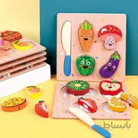 جورچین چوبی برش میوه و سبزیجات