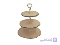 شیرینی‌خوری چوبی خام کد 1516