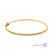 دستبند النگویی طلا طرح Eternity کد CB448