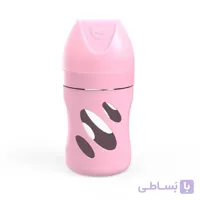 شیشه شیر پیرکس 0+ ماه تویست شیک Twistshake ظرفیت 180 میلی لیتر صورتی
