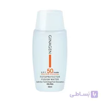 کرم ضد آفتاب بی رنگ پوست چرب Ginagen SPF50