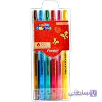 پاستل روغنی 6 رنگ پیچی پنتر مدل Rc101-6 ا Panter Rc101-6, 6 Color Oil Pastel