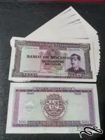 ۱۰ برگ ۵۰۰ اسکودو موزامبیک ۱۹۶۷بانکی و بسیار زیبا ویژه همکار