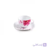 آنجلیکا سری کواترو سرویس چینی زرین ایران 12 پارچه چای خوری آنجلیکا 6 نفره درجه: عالی