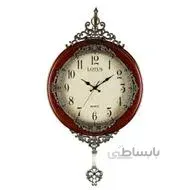 ساعت دیواری چوبی پاندول دار لوتوس مدل 1802