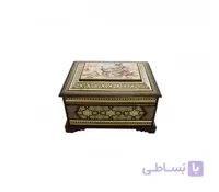 جعبه جواهرات خاتم اندازه کوچک با طرح مینیاتور