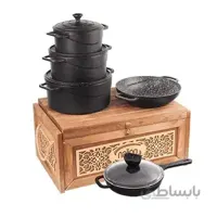 سرویس قابلمه چدن ۹ پارچه نالینو Dio