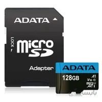 کارت حافظه microSDXC ای دیتا مدل Premier V10 A1 کلاس 10 استاندارد UHS-I سرعت 100MBps ظرفیت 128 گیگابایت