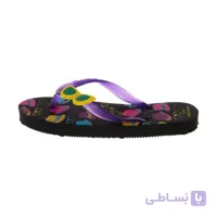 دمپایی لاانگشتی دخترانه مشکی
