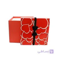 جعبه هدیه قرمز پاپیون دار کد 7