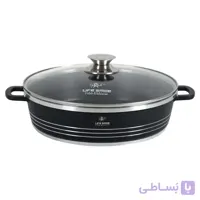 تابه سرامیکی لایف اسمایل مدل LUSHR 36BB ا LIFE SMILE LUSHR-36BB Shallow Cookware Pot
