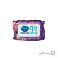 دستمال مرطوب پاک کننده آرایش50 برگی میوه ای دافی